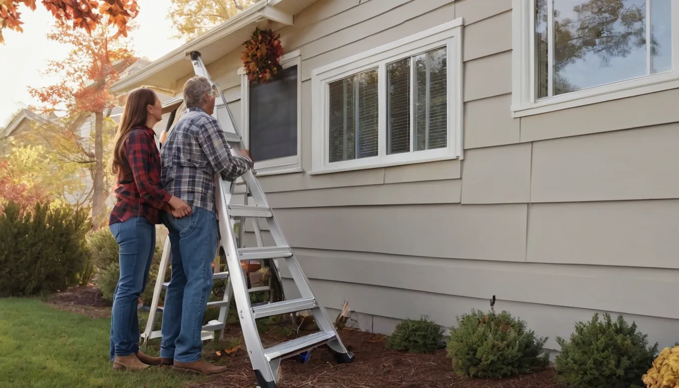 Provider installing new vinyl siding on a two-story home in Marlborough